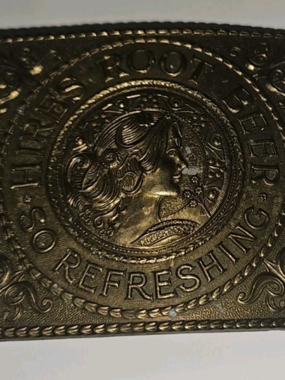 Hires Root Beer Belt Buckle